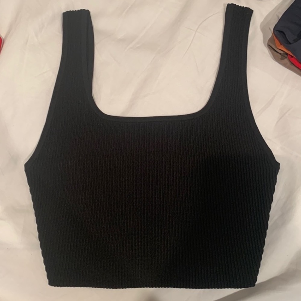 Aritzia black crop